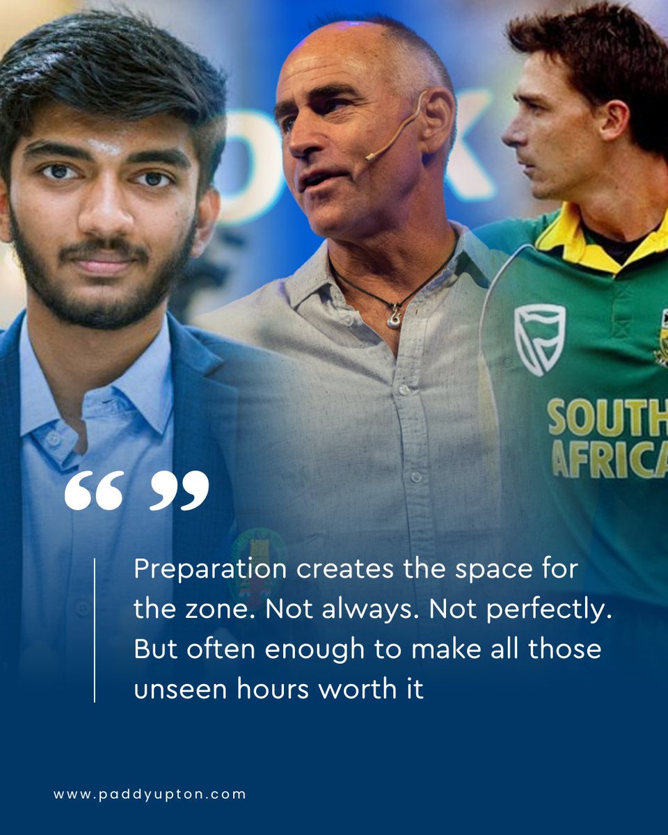 Some brilliance looks effortless. But it’s built on unseen hours, quiet patience, and showing up when it feels pointless. Preparation doesn’t promise the zone—it simply makes it possible.

Read more 👉 paddyupton.com/2025/07/07/pre…

#PaddyUpton #TheBarefootCoach