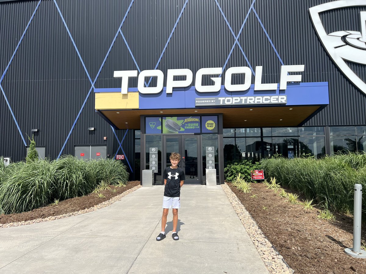 Celebrating a late birthday with a father/son trip to <a href="/Topgolf/">Topgolf</a> with my buddy Bryndon!! ⛳️
