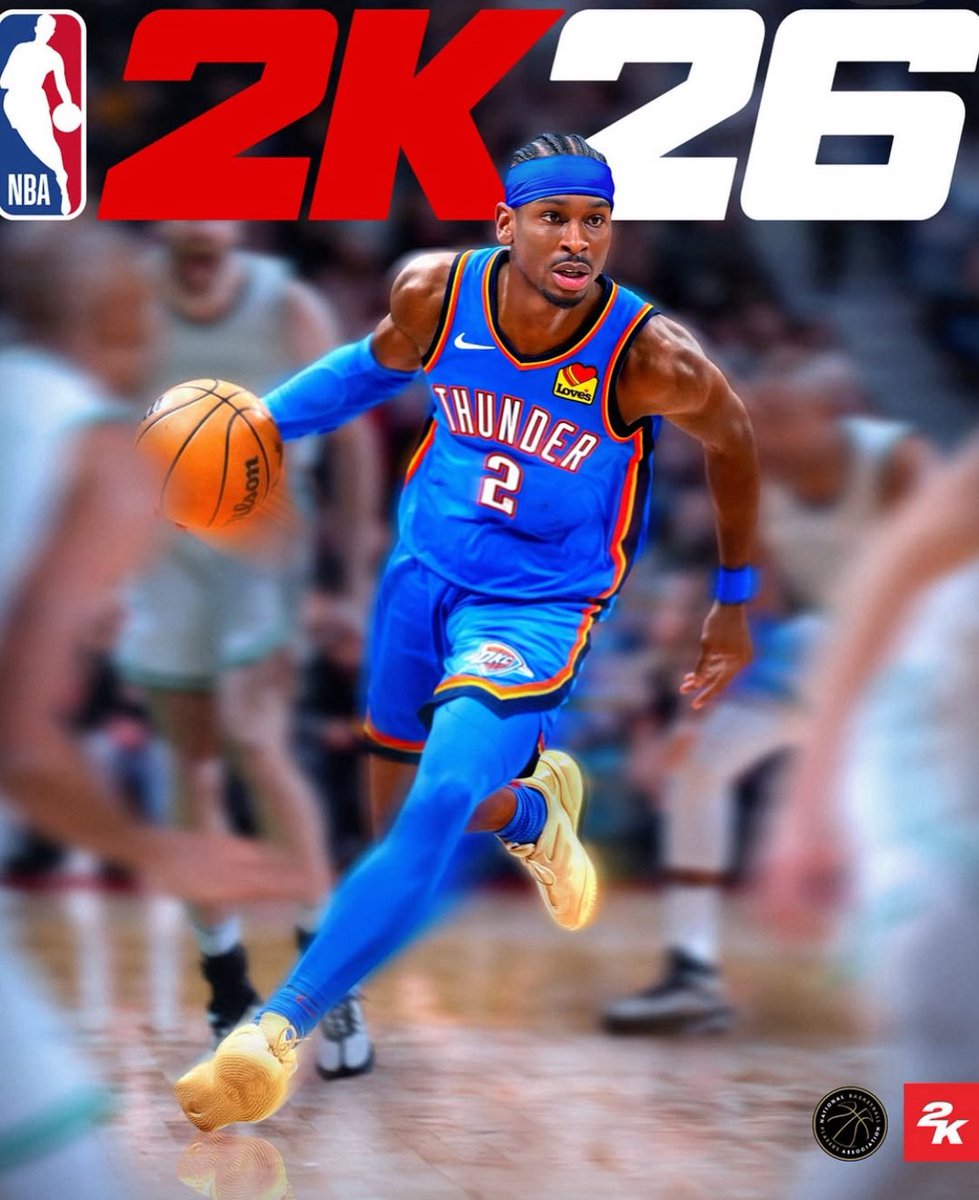 Congrats SGA! 🔥
Big shoutout to Shai Gilgeous-Alexander for being named the NBA 2K26 cover athlete — truly well-deserved! From your silky footwork to your clutch mentality, you’ve been putting in work and inspiring hoopers worldwide. <a href="/NBA2K/">NBA 2K</a> Grind Continues…