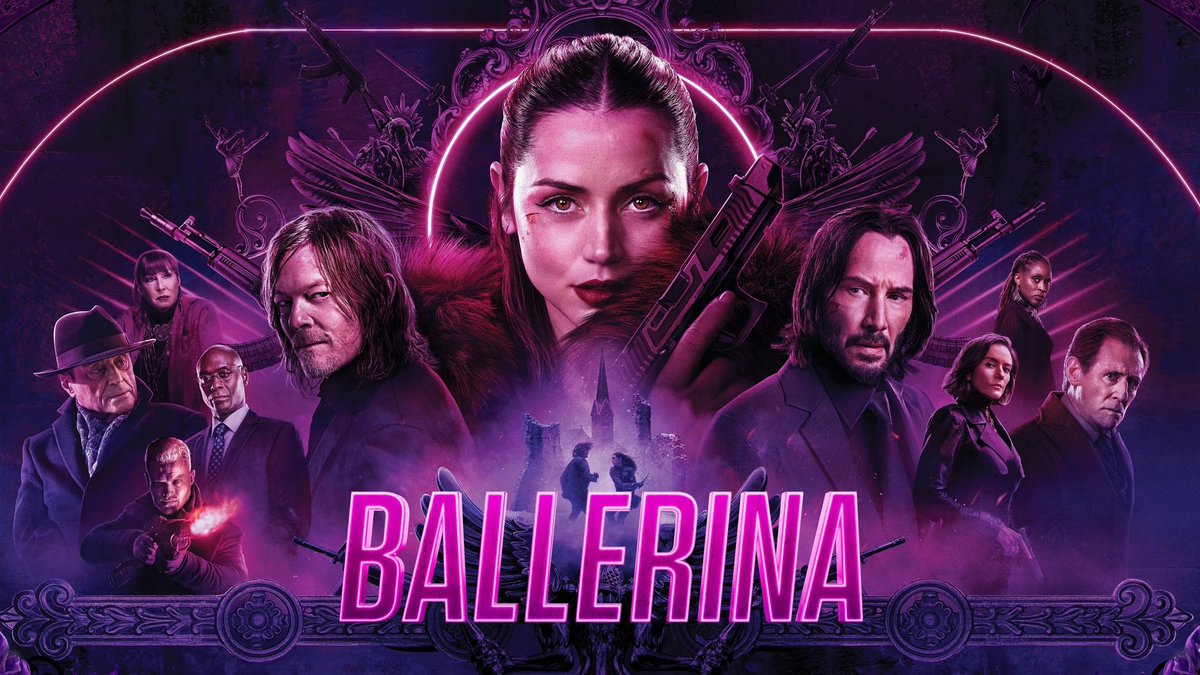 Ballerina (2025)

Un spin-off que complementa la franquicia y se aparta por su propio mérito para dar el impacto que requiere. Posee una acción entretenida y divertida. Len Wiseman y Ana de Armas cumplen. Keanu Reeves mejora la película.

Rating: 6.5/10
👉 boxd.it/agvsyL