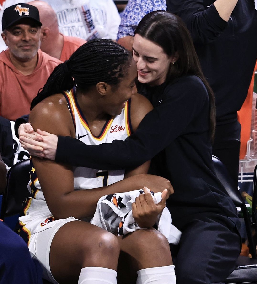 Caitlin Clark selects Aliyah Boston with the first overall pick in the WNBA All-Star draft.