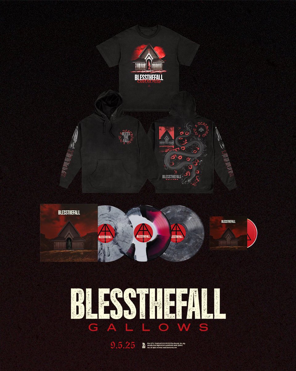 New <a href="/blessthefall/">blessthefall</a> is on the way. Have you pre-ordered their record GALLOWS (out 9/5) yet? blessthefall.lnk.to/GALLOWS