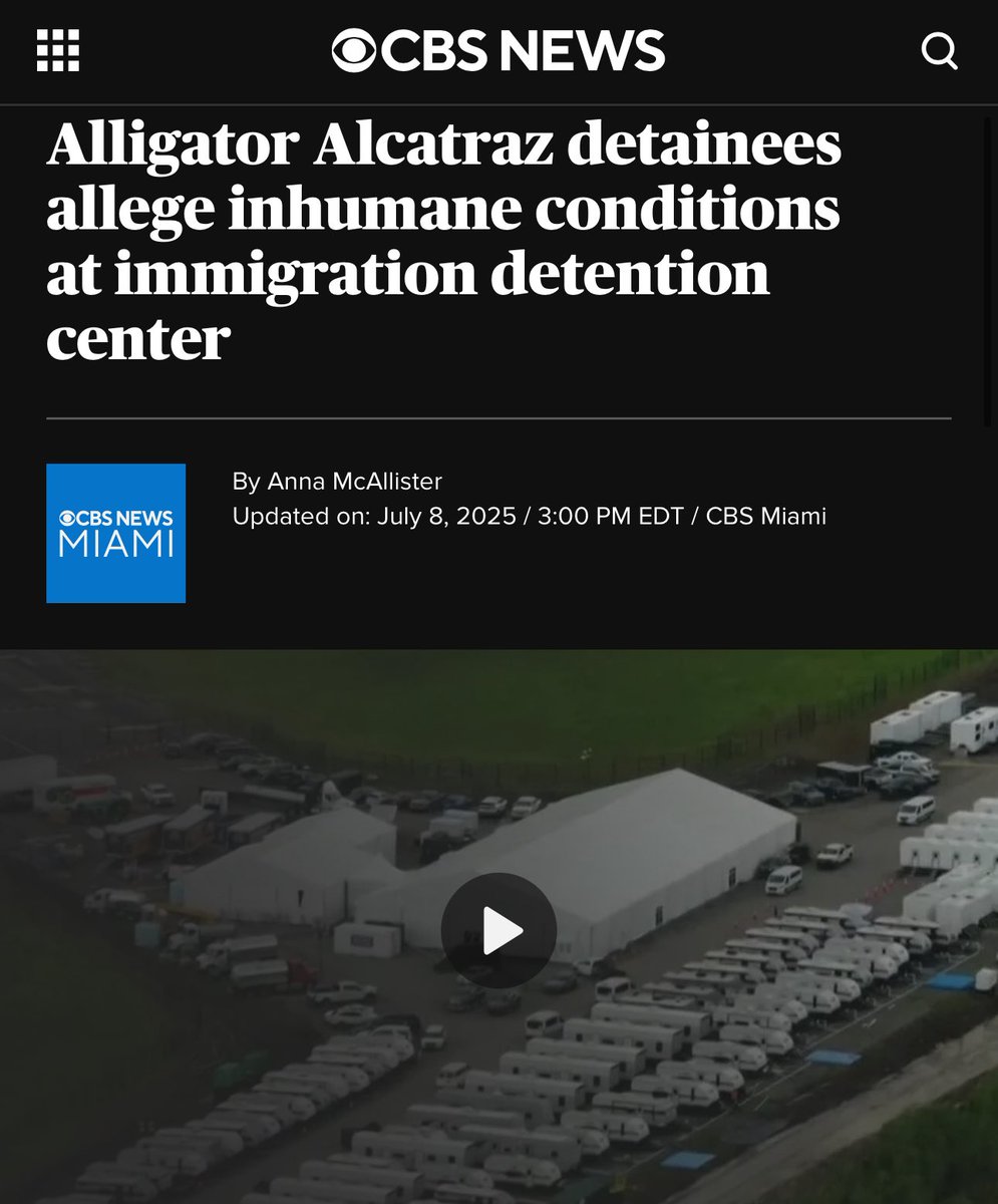 “lack of access to water, inadequate food, denial of religious rights, no water to take a bath, maggots in the food…” cbsnews.com/miami/news/all…