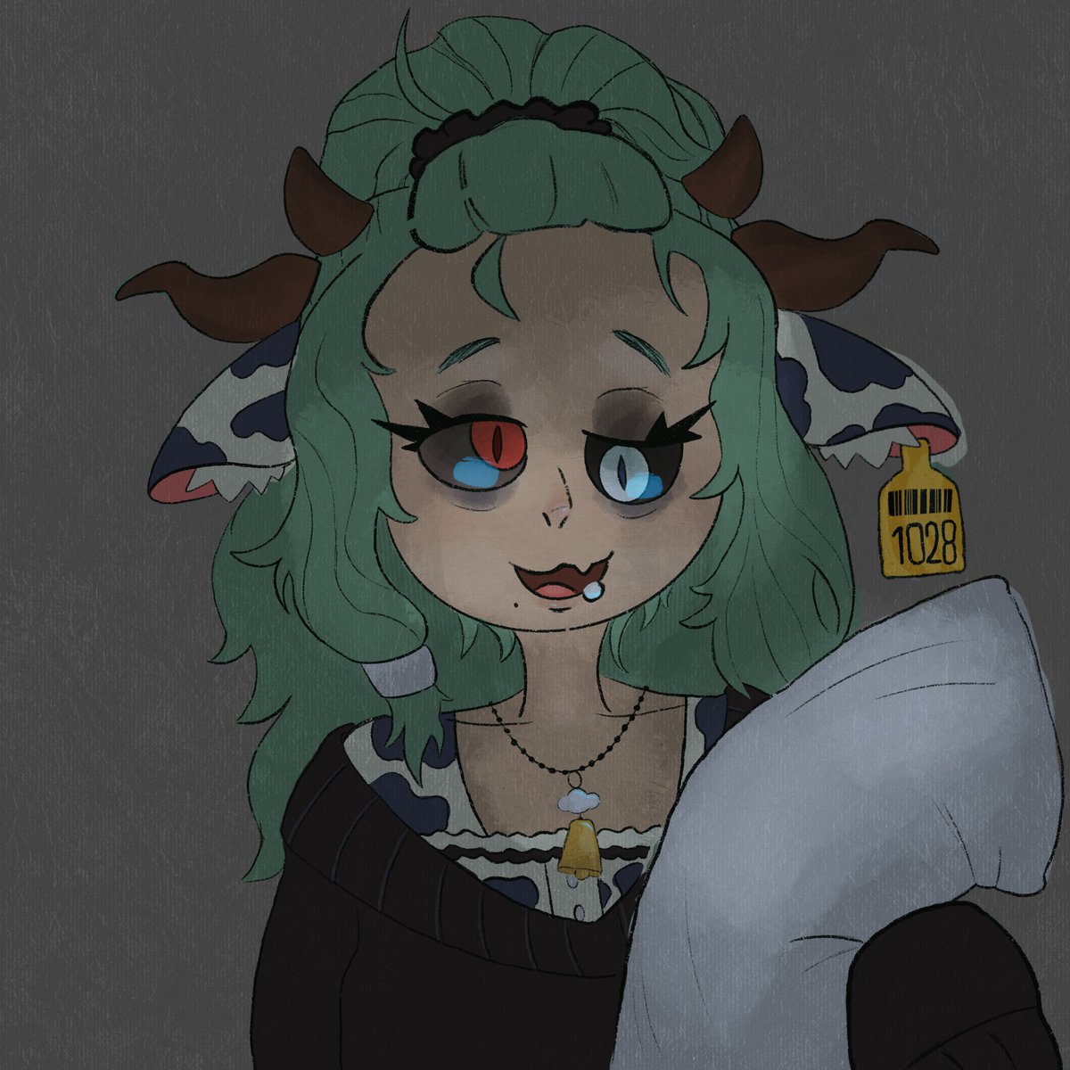 Junkistarz's tweet photo. @crellythecow #crart
Made this during today’s stream. Man she sure talked about cuckoldry a lot 💜 https://t.co/DZlV6ExqAM