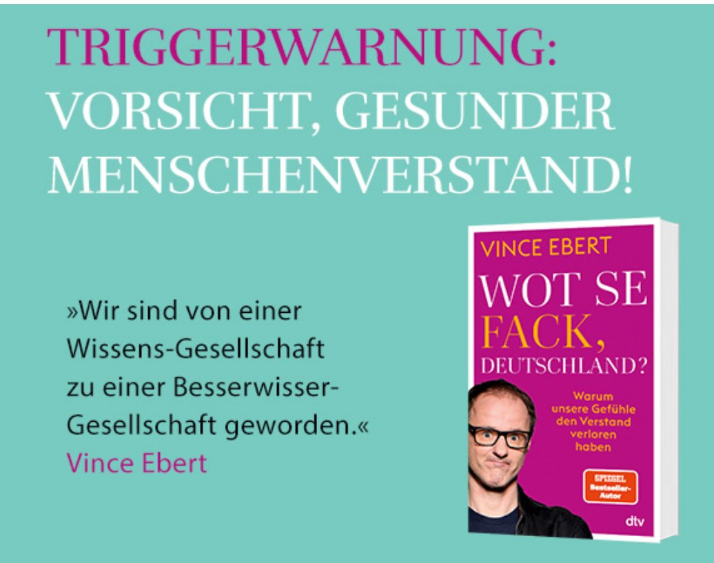 VinceEbert's tweet image. Das Buch ist deutlich nachdenklicher als ihre früheren
Was daran liegt, dass wir in vielen Dingen massiv an Boden verlieren. Wirtschaftlich, technologisch, wissenschaftlich. In den letzten 25 Jahren hat kein anderer Industriestandort mehr an Attraktivität eingebüßt als…