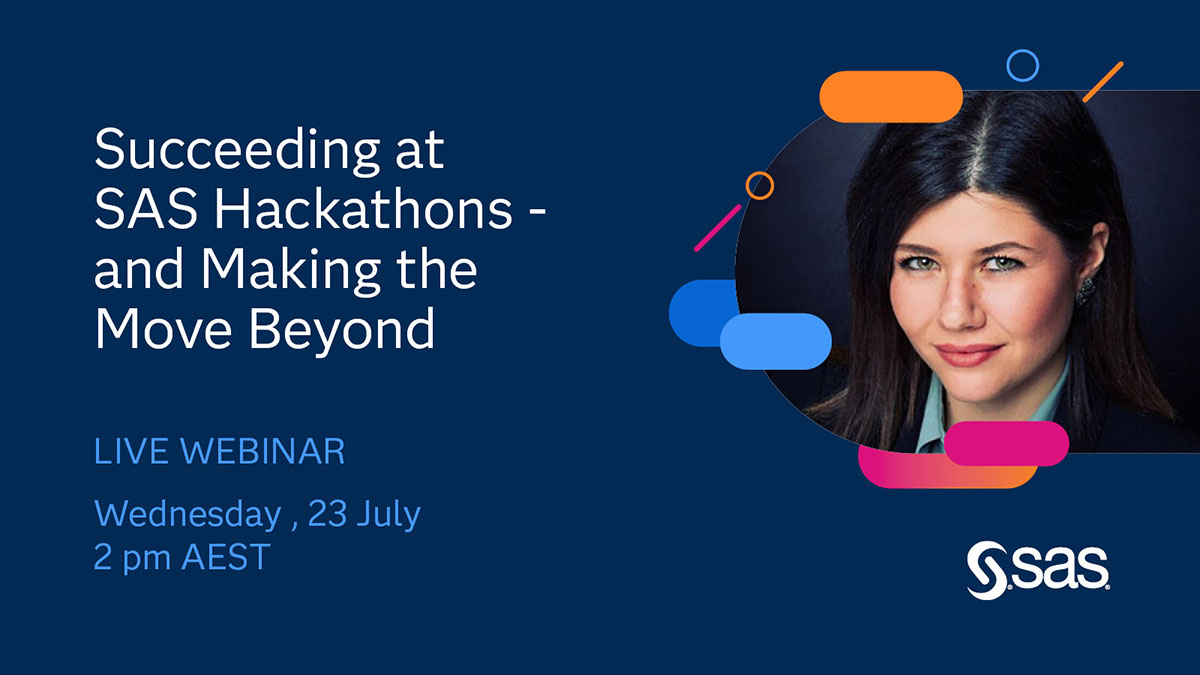 Enhance your hackathon skills! This webinar is tailored for both newcomers and experienced SAS Hackathon participants. Learn to choose the ideal use case, create a strong narrative, and leverage top tools for quick prototyping and collaboration. 

Register 2.sas.com/60194cWKf