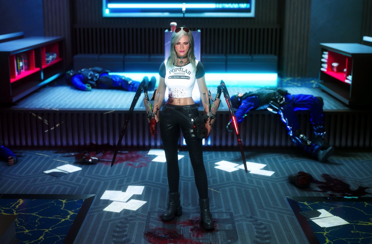 Yeah, it's not a fucking phase, I just wanna feel okay.

Tee: nexusmods.com/cyberpunk2077/… by DP77 x BBY 🤘

#Cyberpunk2077 #Cyberpunk2077PhotoMode #VirtualPhotography #Reshade #TheCapturedCollective #ArtisticofSociety #VGPNetwork #WorldOfVP #VPUnityHub #ThePhotoMode #VPGamer