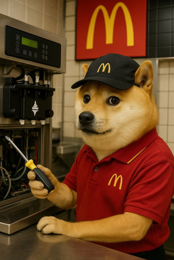 intern just saved the day! 🍦

Ice cream machine. Fixed.
Market? Incoming Bullish!

What's next? 😎