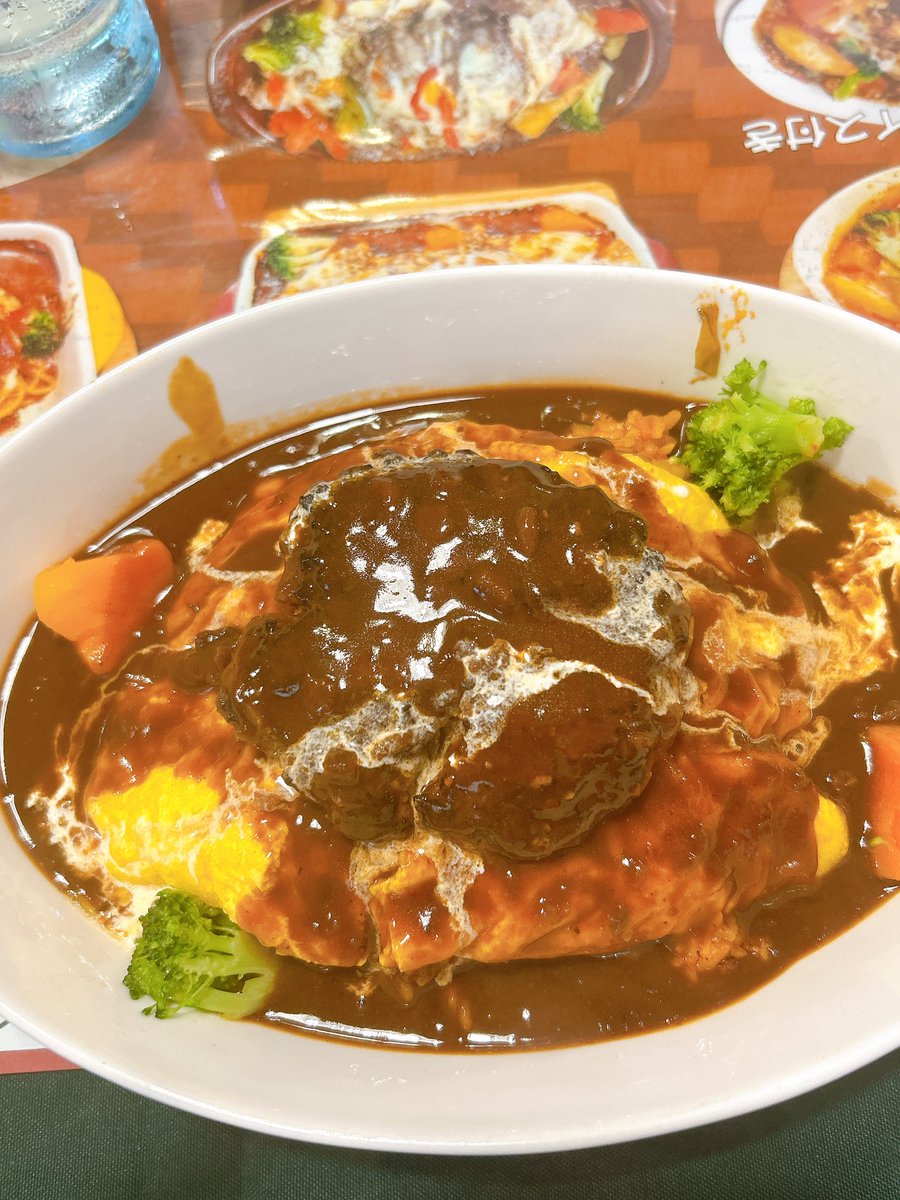 オムバーグ🩷中毒性ある🤤また食べたい