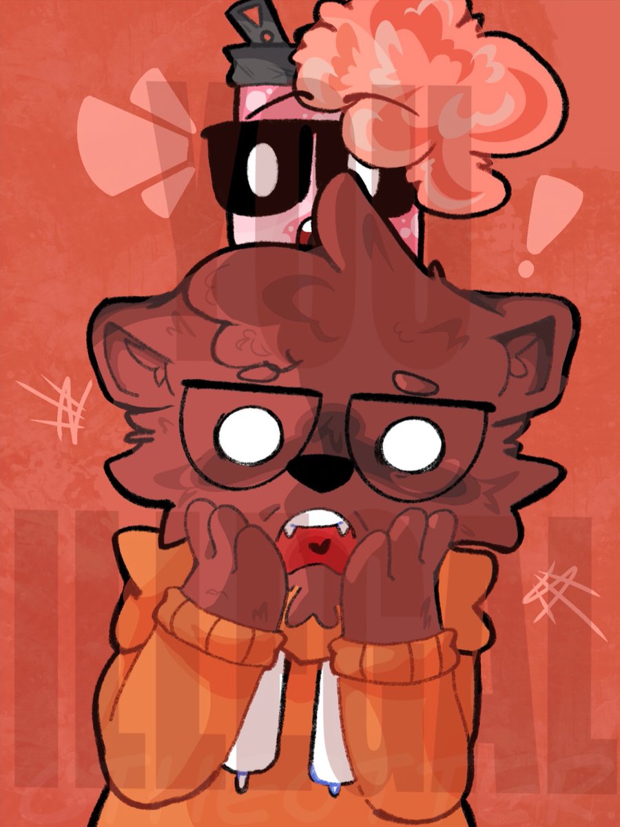 Disconnect040's tweet photo. Making an animation and just had to draw out this frame
———————————
#fanart #grizzy #frouse #frousetwt #pezzyfanart #pezzy #clooless https://t.co/c7EnPecQyD