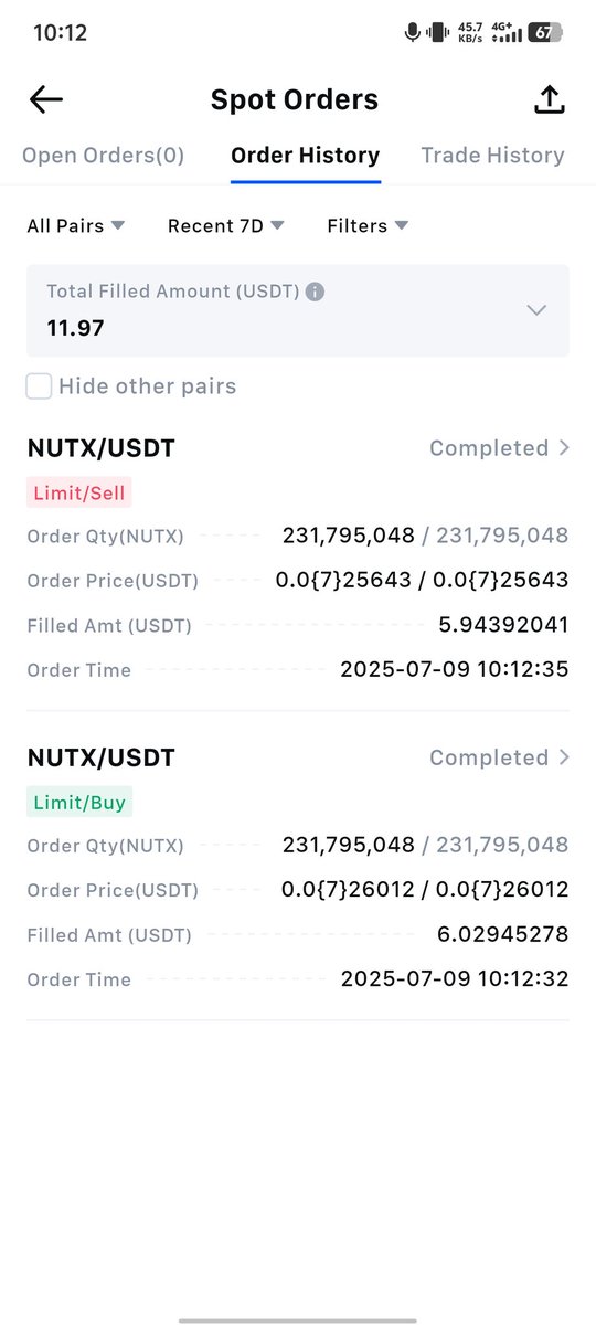 All task Done sir✅

UID: 83653630

#NUTX  #MEXC        #Airdrop