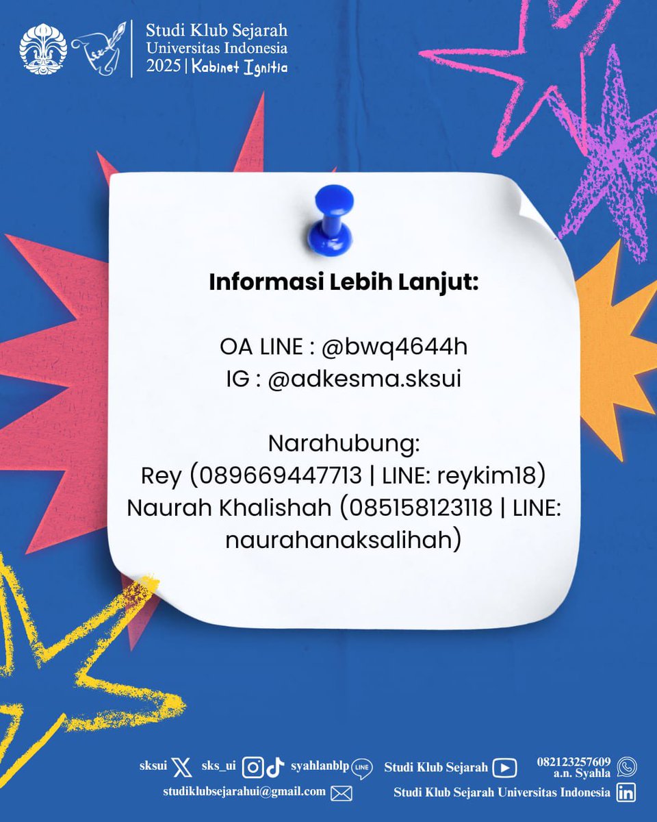 STUDI KLUB SEJARAH UI tweet media