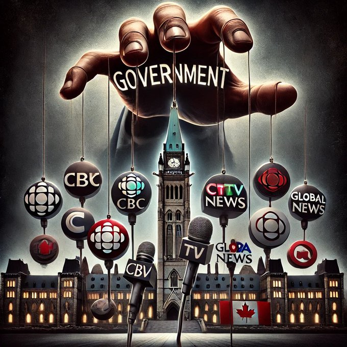 MagaMM4's tweet photo. @MaximeBernier @Travisdhanraj Government Funded Media... the REAL Pandemic ⚠️

#DefundFAKEnews https://t.co/csbUmw46dm