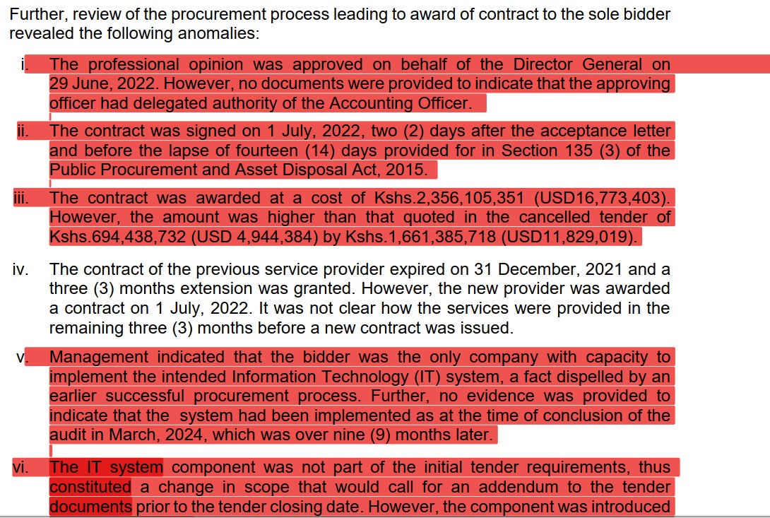 In my opinion, one of the most important agendas anyone seeking to be president in 2027 must have is to prosecute perpetrators and enablers of corruption that has ballooned our national debt to KSH 11 trillion today, up from KSH 2.3 trillion 10 years ago. 

100% of all contracts