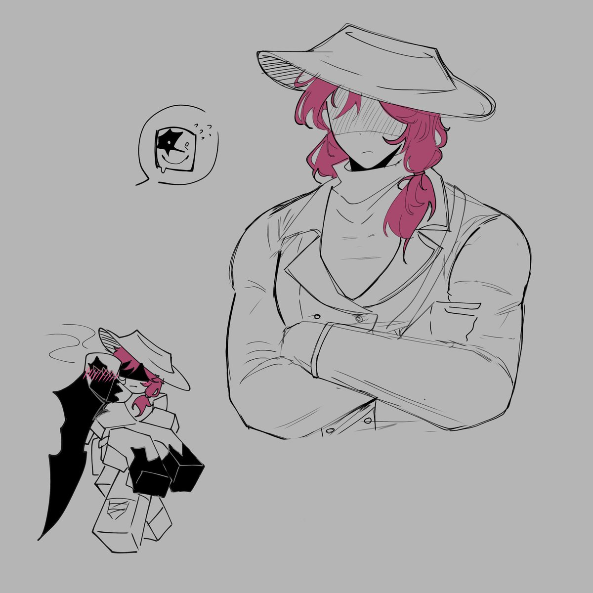 RyNH_01's tweet image. Jane doe Doodle (with Muscle lol)
#Forsaken #JaneDoe