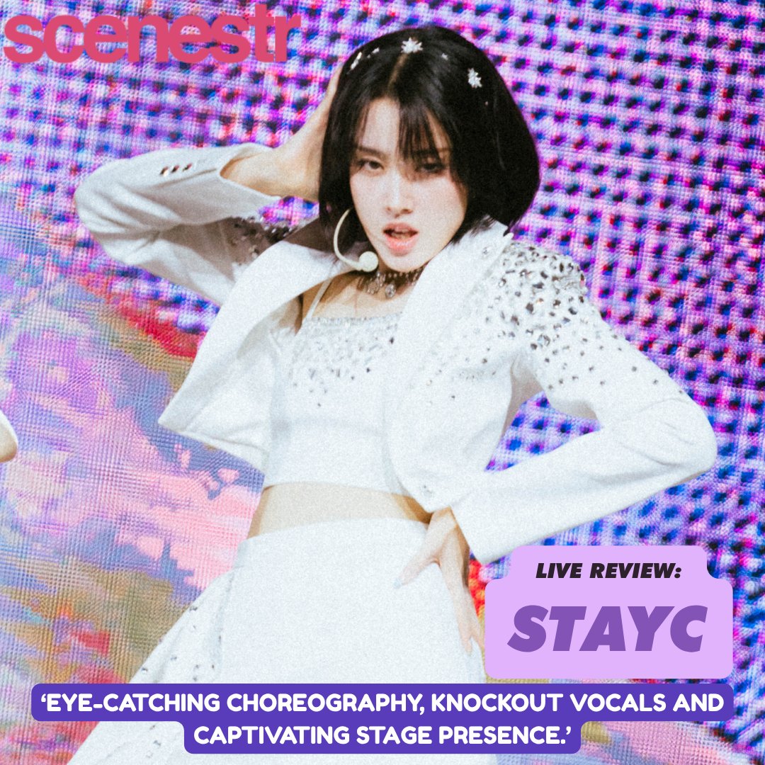 scenestr (@scenestr) on Twitter photo Live review: 'The STAYC members skipped around onstage with boundless energy, eagerly engaging with their beloved fans until the very last beat.' <a href="/STAYC_official/">STAYC(스테이씨)</a> <a href="/LiveNationAU/">Live Nation Australia</a>
Read our review of their Brisbane concert: scenestr.com.au/music/review-s… Live review: 'The STAYC members skipped around onstage with boundless energy, eagerly engaging with their beloved fans until the very last beat.' <a href="/STAYC_official/">STAYC(스테이씨)</a> <a href="/LiveNationAU/">Live Nation Australia</a>
Read our review of their Brisbane concert: scenestr.com.au/music/review-s…
