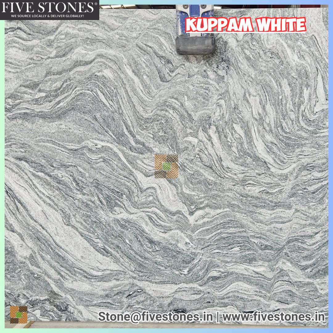 5iveStones's tweet image. Now in stock! Lot 2821 – Kuppam White Granite, polished gang saw slabs, 346x200 cm, 2 cm thick. 70 slabs export-ready. Perfect for commercial or residential projects.
📩 stone@fivestones.in | 📲 +91 93588 15099
#KuppamWhite #GraniteForExport #FiveStonesIndia #IndianGranite