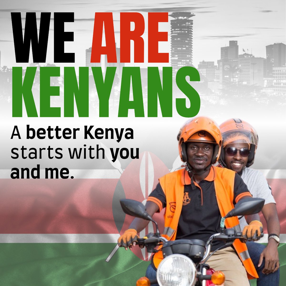 Kenya’s strength does not come from a single tribe, region, or faith.

It comes from millions of voices singing together, millions of hands building together, millions of hearts beating as one.

Let us guard that unity like treasure.

#WeAreKenyans
Sisi Ni Wakenya