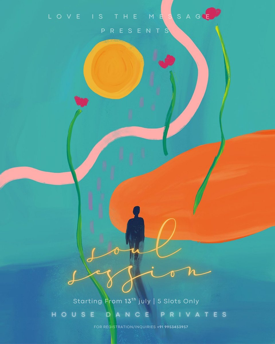 Vinay_kumar120's tweet image. Personalised session that feels like 1 on 1
Taking only 5 slots, in which one is already booked and we are looking for (four more shots) 💃🪩

Starting from 13th of July | Sunday 
DM for more information/queries 

📌 Chattarpur, South Delhi 
📞 +919953453957 
#soulsession #Dance