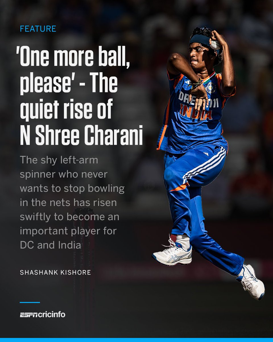 In 2018-19, her maternal uncle, who had grown up playing cricket in Hyderabad, persuaded her parents to send her for trials. There, she caught the eyes of the age-group coaches. 

Her spin attributes took shape in gully cricket though. She then shone in the T20 Challenger Trophy,