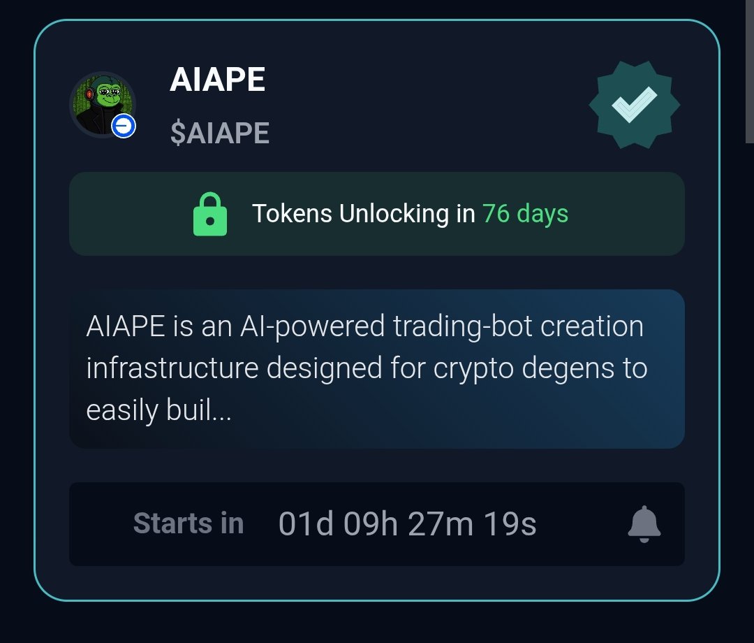 Punky_web3 (@punky_web3) on Twitter photo GM Everyone
The launch of <a href="/Dessistant/">Dessistant</a> and <a href="/AIAPE_Tech/">AIAPE</a> on <a href="/virtuals_io/">Virtuals Protocol</a> is almost over — and that means their Mindshare community leaderboards are also coming to an end!
Did you yap about <a href="/Dessistant/">Dessistant</a> and <a href="/AIAPE_Tech/">AIAPE</a>? If not You will miss alot of rewards. Did you secure your GM Everyone
The launch of <a href="/Dessistant/">Dessistant</a> and <a href="/AIAPE_Tech/">AIAPE</a> on <a href="/virtuals_io/">Virtuals Protocol</a> is almost over — and that means their Mindshare community leaderboards are also coming to an end!
Did you yap about <a href="/Dessistant/">Dessistant</a> and <a href="/AIAPE_Tech/">AIAPE</a>? If not You will miss alot of rewards. Did you secure your