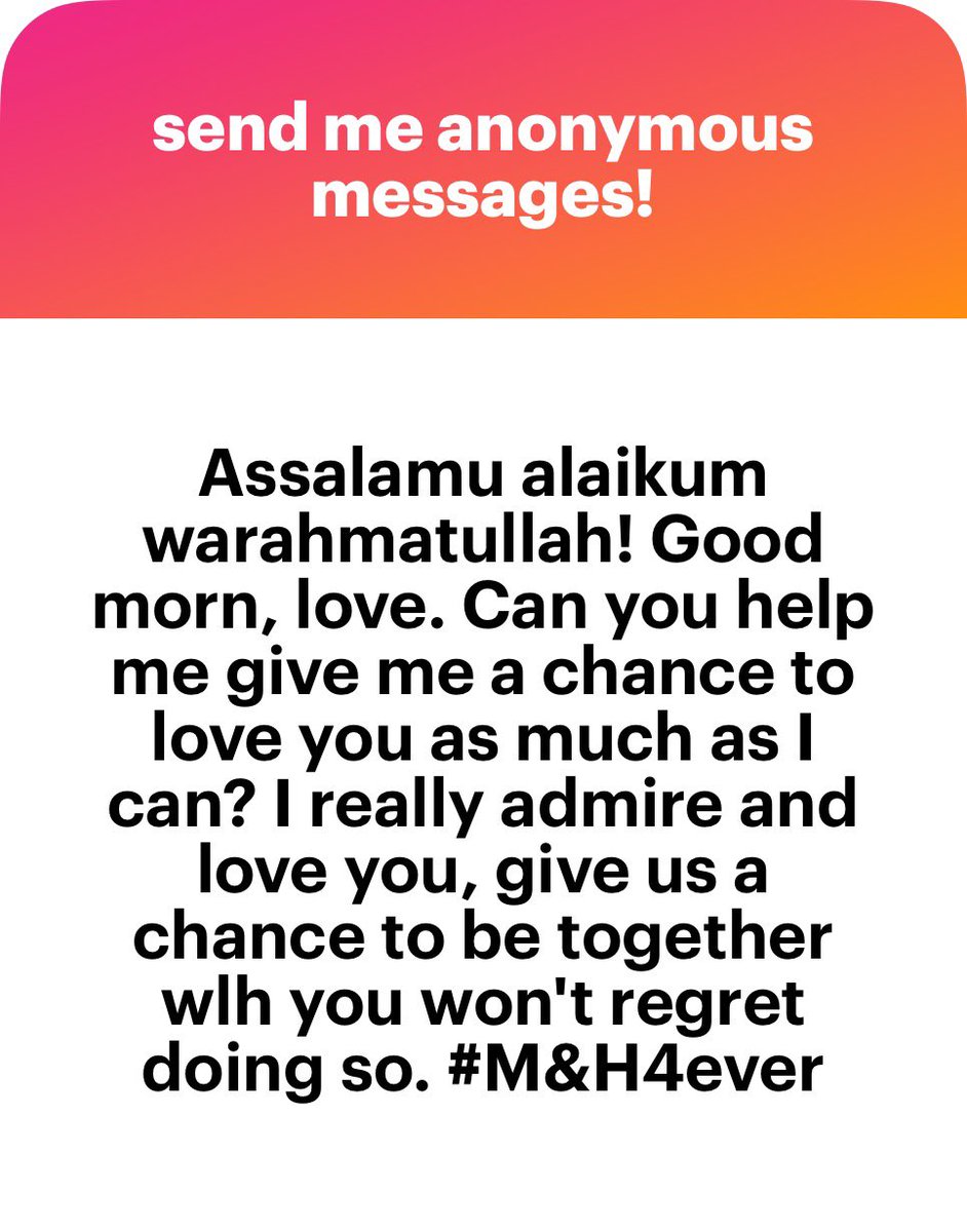 Wlsm.. Hit me up and let’s see how it goes 😌