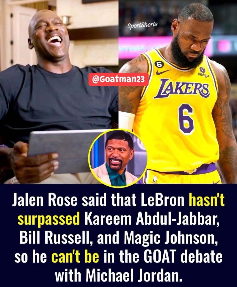 Goatmanx23's tweet image. All players mentioned are untouchable, there’s still 20 players in the history of the NBA who are greater than LeBron 💯💯