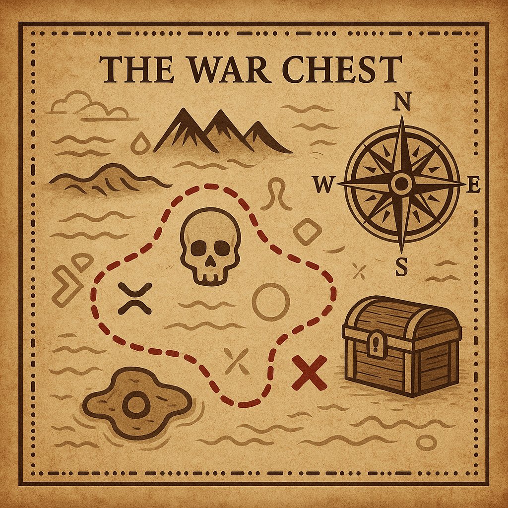 TheWarChestXRPL's tweet image. 🧩 LEVEL 1: TREASURE HUNT BEGINS
💰 5,000,000 $TWC to the first person who cracks the code.
No guessing. No games. The message is coded.
📩 DM me with the correct message to win.

Look closely. Think deeper.
#TWC #XRPL #TreasureHunt #CryptoPuzzle #TheWarChest