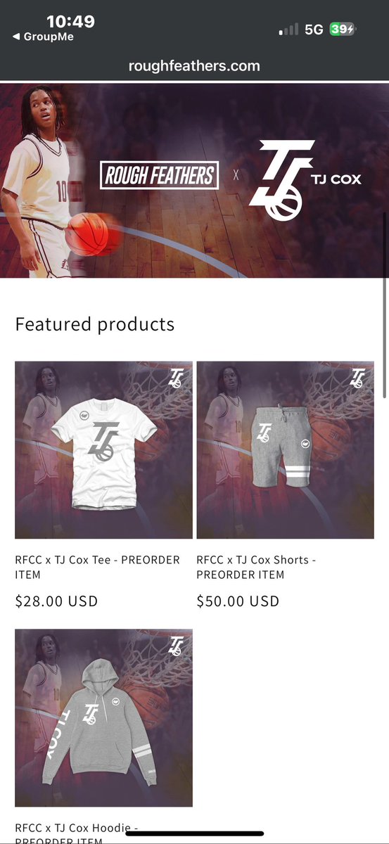 JrMonterrio's tweet image. I&apos;m building a new brand and asking for support! Purchase an item from roughfeathers.com or just retweet

@Rough_Feathers @Coach_PSecrest  @CourtneyHoops90 @PrepHoopsTN @ChuckLawson901 
@Ballislife @AndrewForce8 @Leontaylor1983 @E7Visuals901 @johnvarlas  @Southwindboysbb