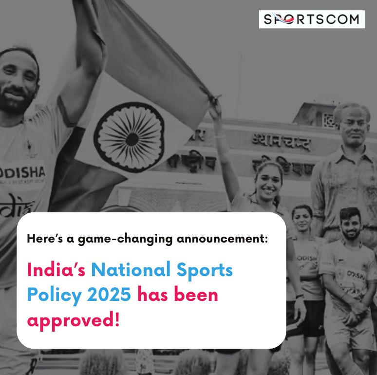 SPORTSCOM Industry Confederation (@sportscomc) on Twitter photo BIG NEWS! 🚨 National Sports Policy 2025 APPROVED by PM <a href="/narendramodi/">Narendra Modi</a>'s Cabinet!
Our president Mr. Jalaj Dani hails it as a transformative catalyst for India's sports growth, prioritises excellence, inclusion & education & sets sights on #Olympics2036.
India is stepping up! 🇮🇳 BIG NEWS! 🚨 National Sports Policy 2025 APPROVED by PM <a href="/narendramodi/">Narendra Modi</a>'s Cabinet!
Our president Mr. Jalaj Dani hails it as a transformative catalyst for India's sports growth, prioritises excellence, inclusion & education & sets sights on #Olympics2036.
India is stepping up! 🇮🇳
