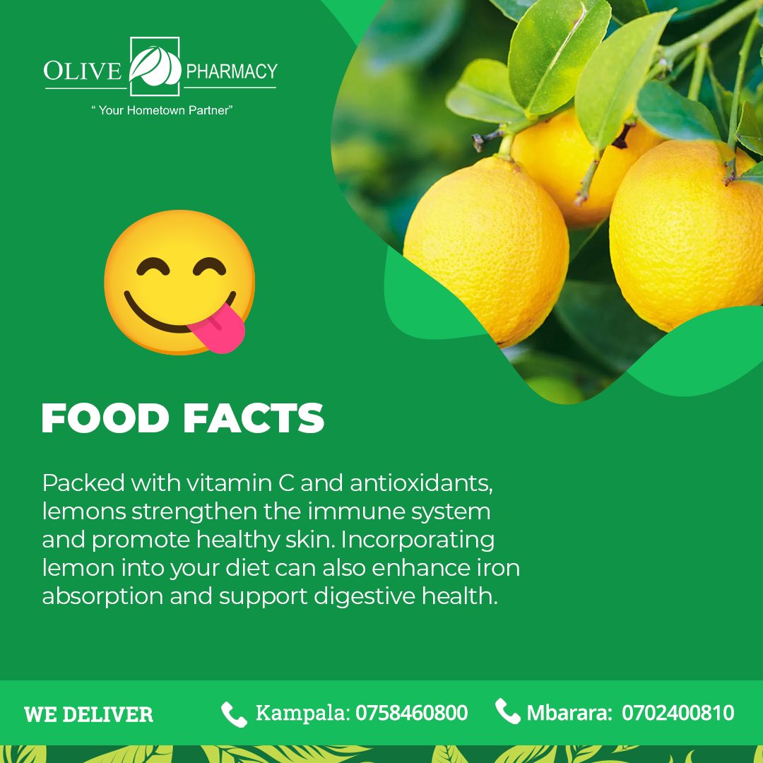 Lemons are rich in vitamin C and antioxidants, which help boost your immune system, improve skin health, aid digestion and enhance the body’s ability to absorb iron. #YourHometownPartner