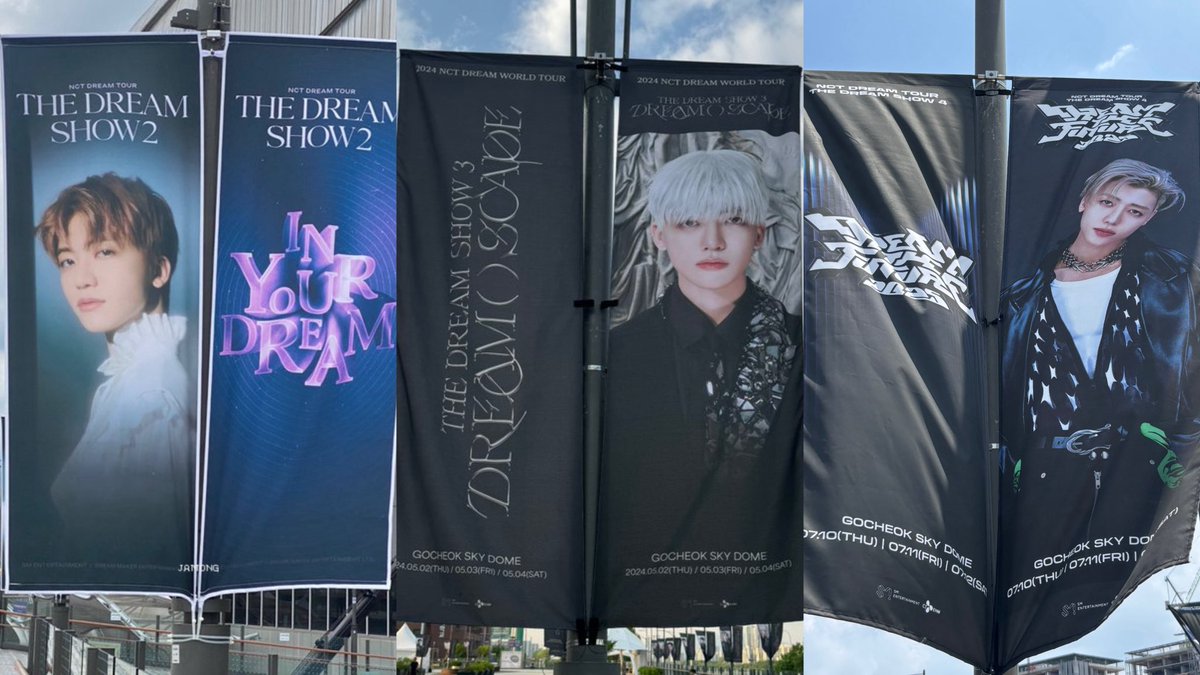 tds2 - tds3 - tds4 jaemin banners in gocheok sky dome!! 🥹