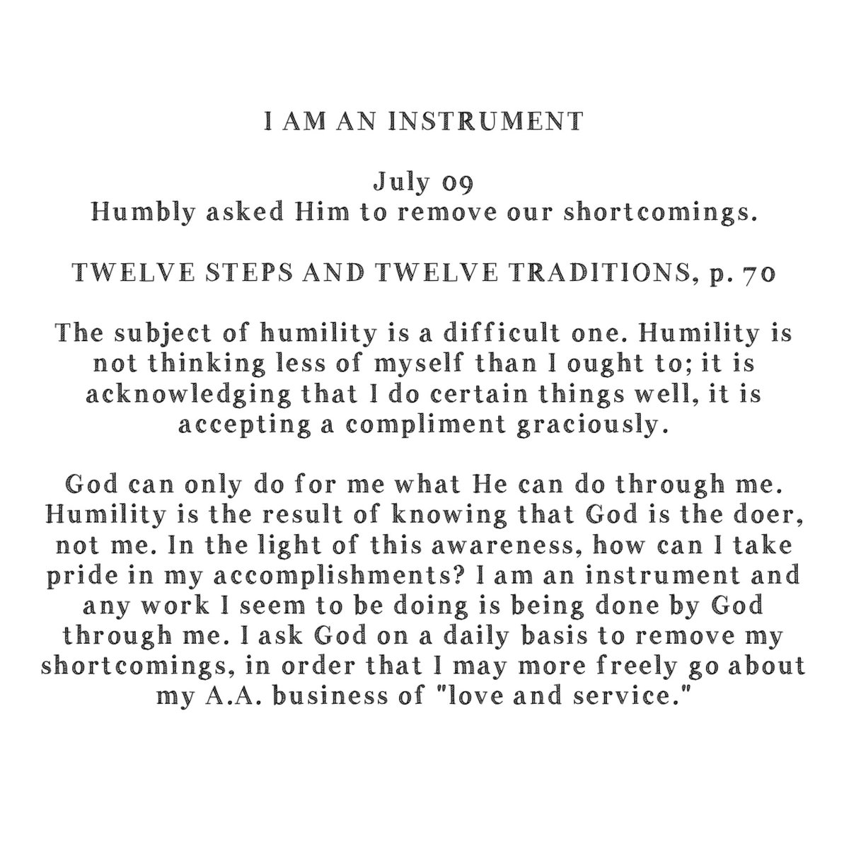AA Daily Reflections tweet media
