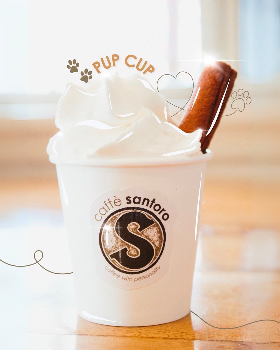 CaffeSantoro's tweet photo. Did you know we’ve got something for your four-legged bestie too? 🐶☕️ https://t.co/ehUL6Q1kem