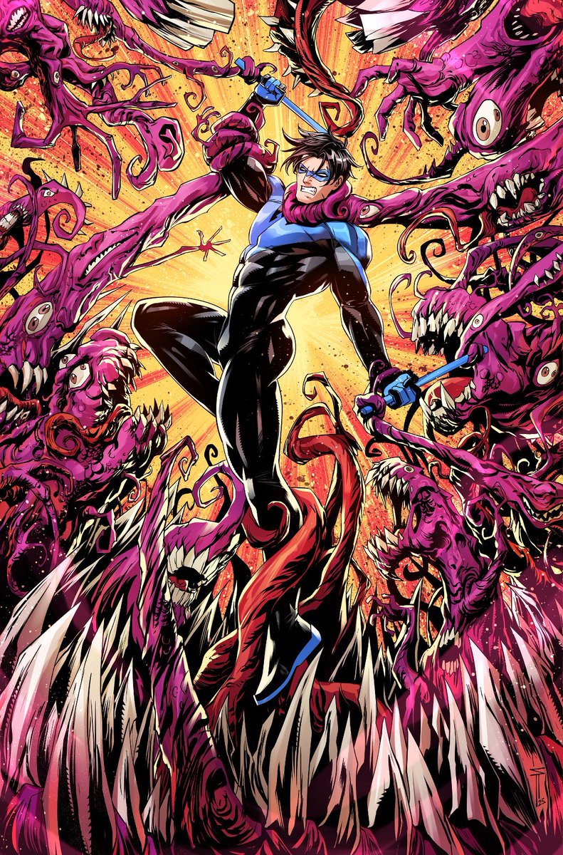 SergAcuna's tweet image. Hey #PortfolioDay!!! I&apos;m a Costa Rican🇨🇷 comic book artist! I love to draw comics!!! Here goes some of my work :D  

#PORTFOLIODAY2025  #GreenLantern #Nightwing #Batman #Robin #Flash #DCComics