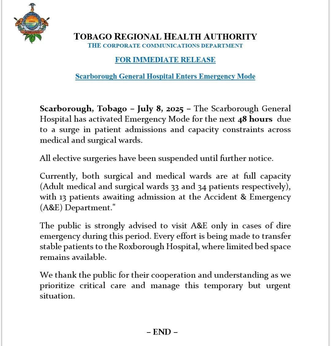 tttliveonline's tweet photo. Scarborough General Hospital enters Emergency Mode. https://t.co/GVmWTKrjgS