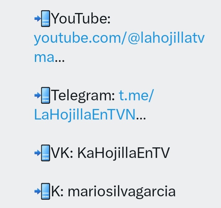 A las 9 nos vemos con el camarada Mario Silva en La Hojilla por las redes sociales.