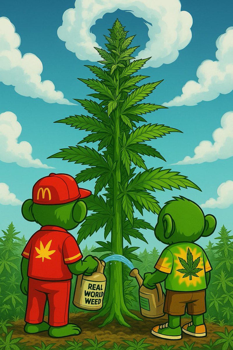 RealWorldWeed's tweet photo. 🌱 Real growth takes roots.
Two stoners. One mission.
Watering the future of cannabis, one seed at a time.
This is $RWW.
This is Real World Weed.
#Cannabis #Solana #Web3 #RWW #Weedo #Weedman https://t.co/Ps43P3oSvP