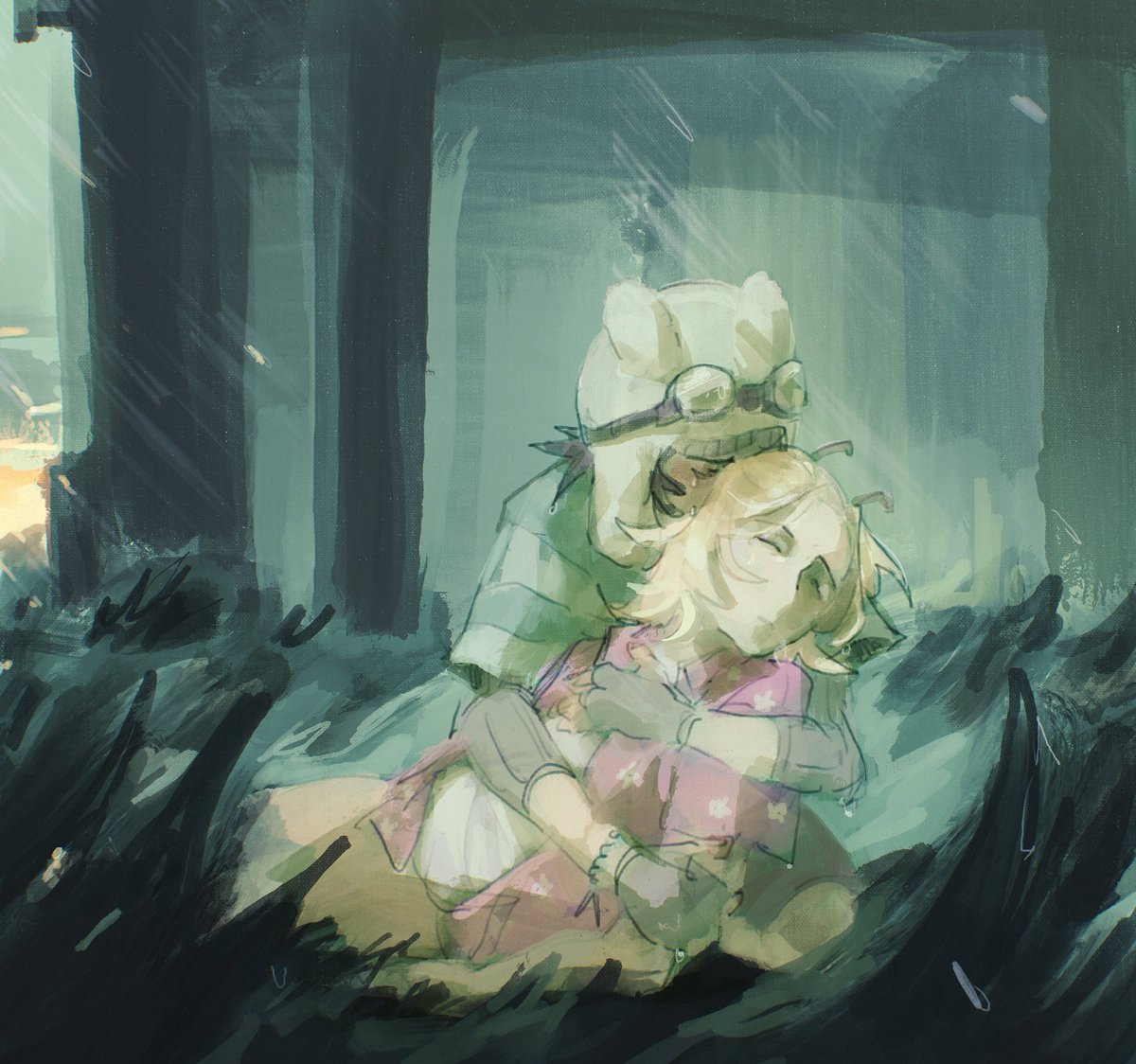Time will slip away
Leaving pieces of little moments I’ve been with you
#guqqiefanart #aimseyfanart