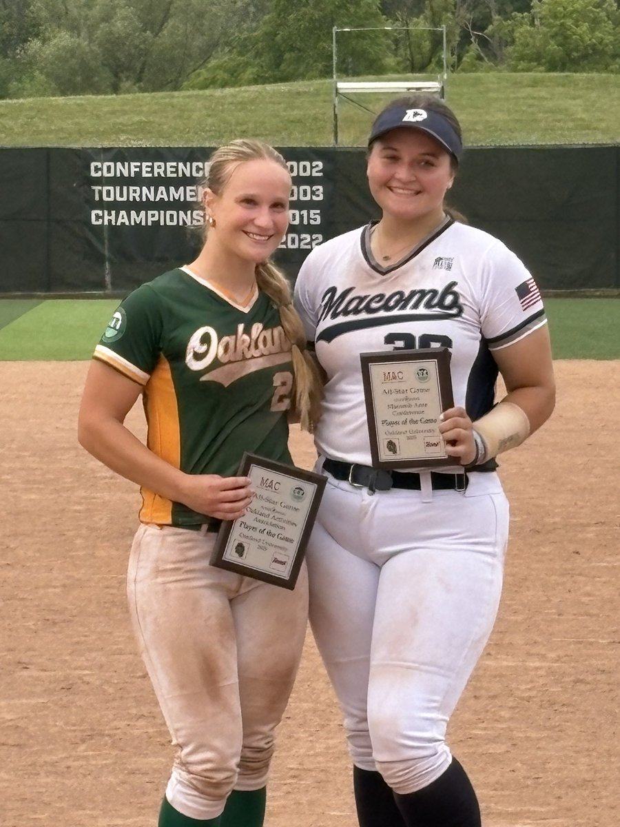 OAA MVP <a href="/addicosgrove00/">Addison Cosgrove 2025</a> <a href="/WayneStateSB/">Wayne State Softball</a> and the MAC MVP <a href="/krusher36/">Katie Rusher : Commited 2025 #36</a> <a href="/SoftballSc4/">SC4 Softball</a>