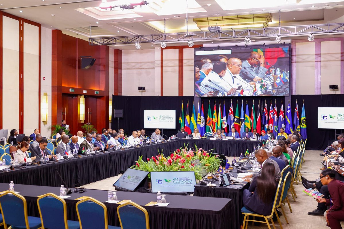 Prime Minister Hon. John Briceño and Foreign Minister Hon. Francis Fonseca concluded a successful and impactful engagement at the 49th Regular Meeting of the Conference of Heads of Government of CARICOM, held from July 6–8, 2025, in Montego Bay, Jamaica.

Belize reaffirms its