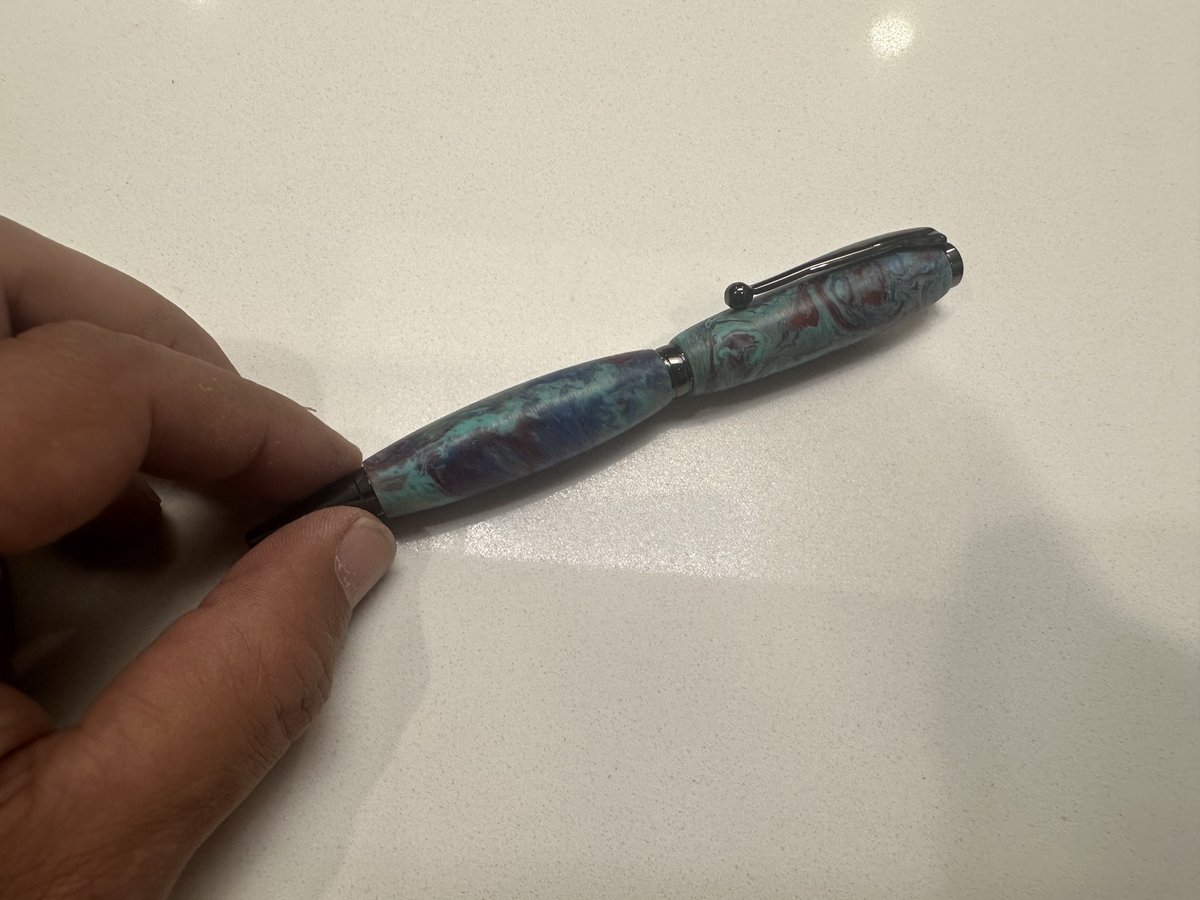 Just made this pen with my son for my neighbors 80th birthday