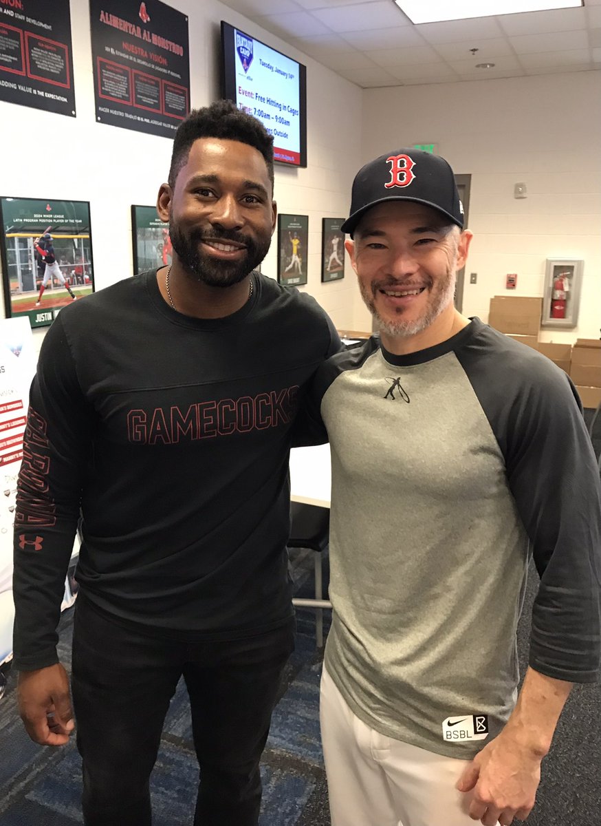 Kenji Heilman (@kenjiheilman) on Twitter photo <a href="/ShemCock/">Michael Baur</a> <a href="/JackieBradleyJr/">Jackie Bradley Jr.</a> Love JBJ. Got a chance to meet him at Red Sox fantasy camp this year 🤩 <a href="/ShemCock/">Michael Baur</a> <a href="/JackieBradleyJr/">Jackie Bradley Jr.</a> Love JBJ. Got a chance to meet him at Red Sox fantasy camp this year 🤩
