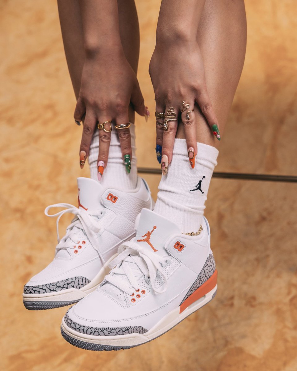 jordan 3 on feet women