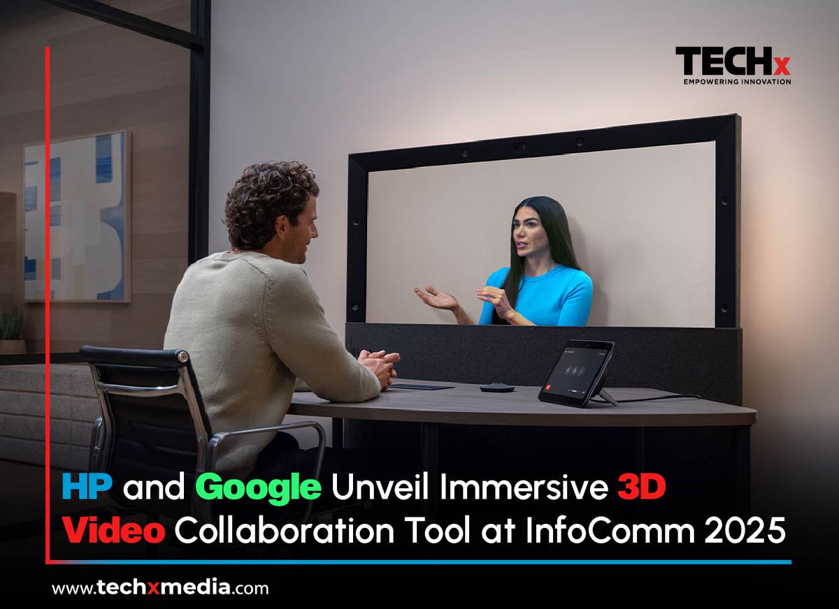 Nlink_AI's tweet photo. HP just unveiled its display bringing Google Beam to enterprise video calls. No headset. True 3D presence. Real eye contact. Spatial audio. A glimpse of spatial computing reshaping remote work — not just visibility, but presence.
#NLink #AR #GoogleBeam #HP #spatialtech https://t.co/74Sl4WeVjk
