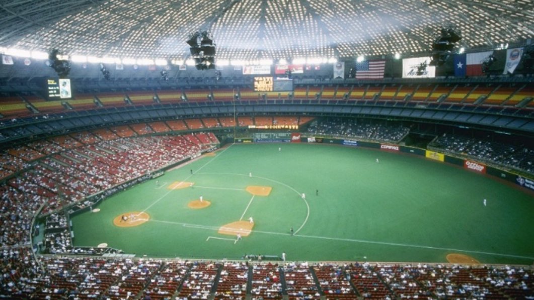 OfficialSportsW's tweet photo. Sports Fact: The Houston Astrodome was the first domed sports stadium. https://t.co/VECgp4MlG9
