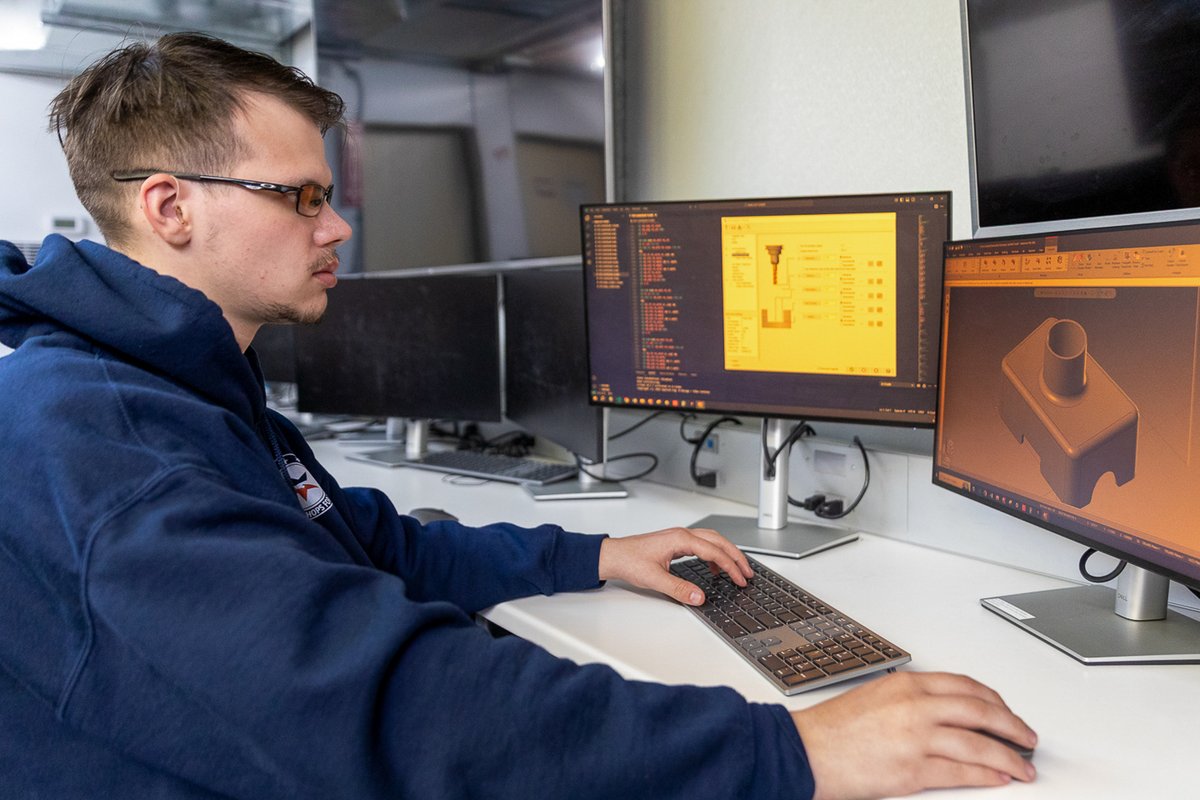 Like many transitioning service members, Seth wanted stability and purpose after the Navy. At Workshops for Warriors, he found both.
Through CNC Machining I &amp; II, Seth gained the skills to launch a new career in manufacturing—no prior experience required.
bit.ly/40IITb9