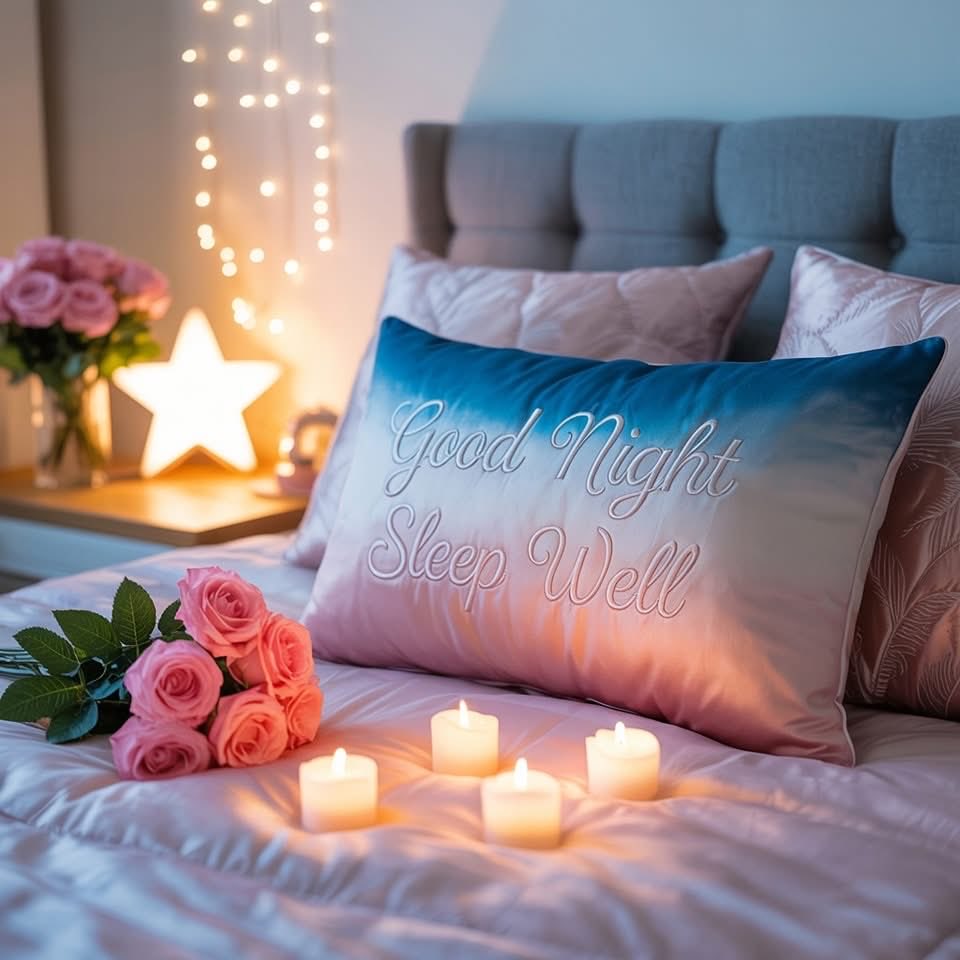 mshafqat72's tweet photo. Soft lights, sweet roses, and a heart full of peace. ๐๐ Time to say good night and dream gently.
#GoodNight #SleepWell #NightVibes #CozyNights #BedtimeBeauty #CandleGlow #PeacefulSleep #DreamMood #PinkAesthetic #EveningMagic #StarryVibes https://t.co/hHPqVOC7vh