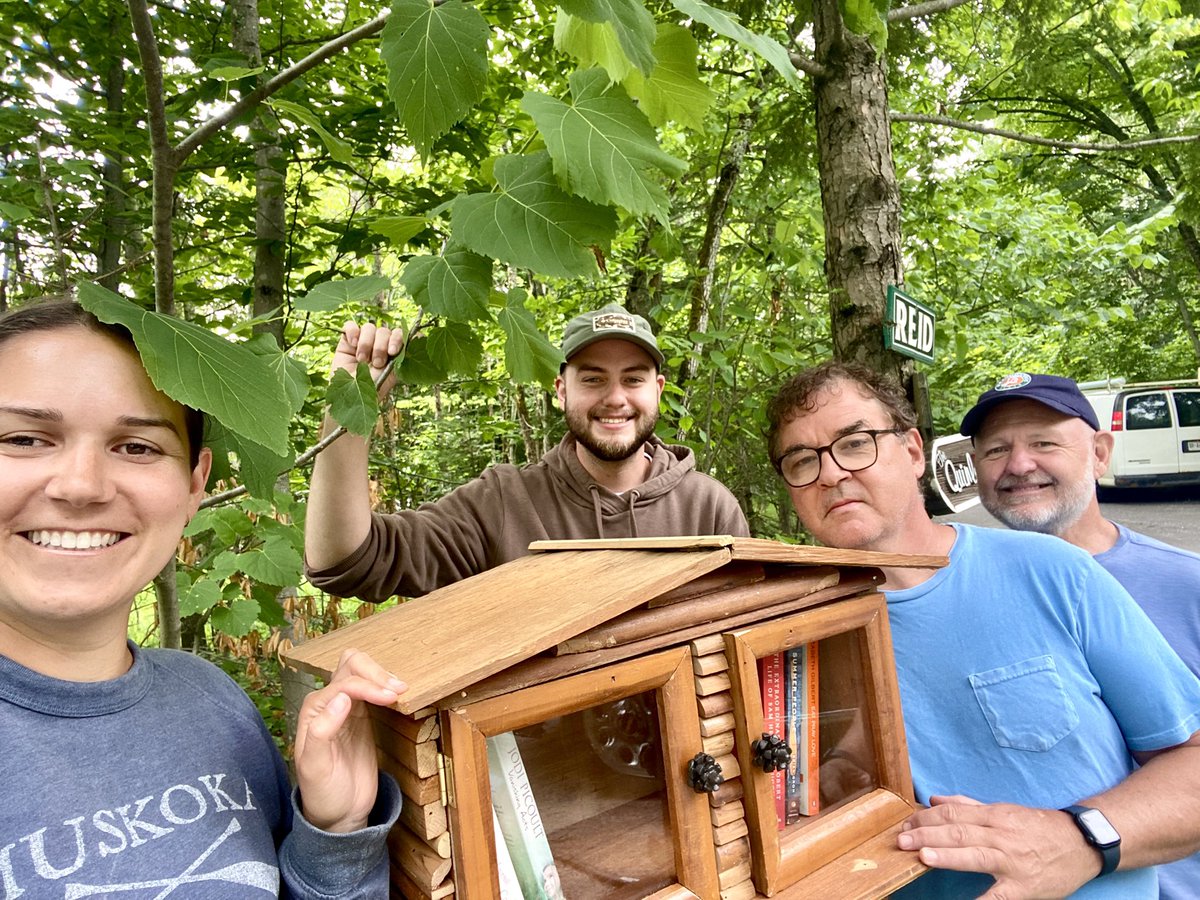 amy_wesson's tweet image. Muskoka’s newest @LtlFreeLibrary. Come stop by!