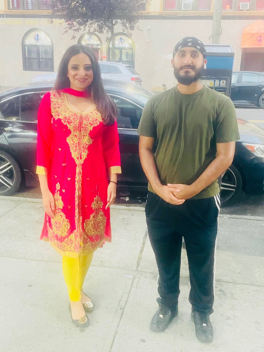 Jenifer Rajkumar (@jeniferrajkumar) on Twitter photo I was happy to run into my friend Hardeep outside the Baba Makhan Shah Lubana Sikh Gurdwara. Hardeep is a promising student at <a href="/CUNY/">The City University of New York</a> John Jay College.
Myself and our entire community roots for his success. I was happy to run into my friend Hardeep outside the Baba Makhan Shah Lubana Sikh Gurdwara. Hardeep is a promising student at <a href="/CUNY/">The City University of New York</a> John Jay College.
Myself and our entire community roots for his success.